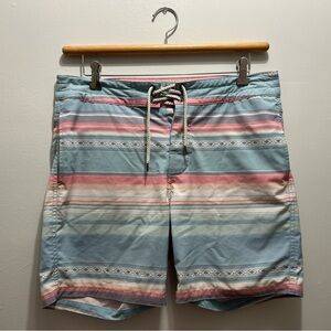 FAHERTY Classic 7-Inch Boardshort Coastal Shores size 32